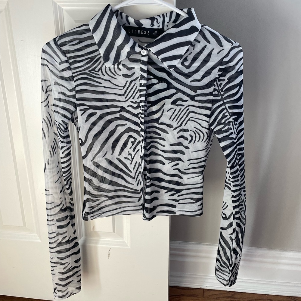 Lioness Collins Mesh Top